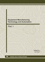 Cover: Equipment Manufacturing Technology and Automation - Trans Tech Publications Ltd