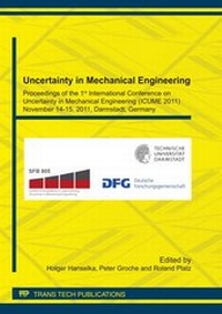 Enlarge image Cover: Uncertainty in Mechanical Engineering - Trans Tech Publications Ltd