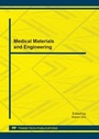 Cover: Medical Materials and Engineering - Trans Tech Publications Ltd
