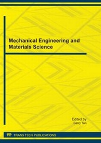 Enlarge image Cover: Mechanical Engineering and Materials Science (ICMEMS) - Trans Tech Publications Ltd