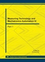 Cover: Measuring Technology and Mechatronics Automation IV - Trans Tech Publications Ltd