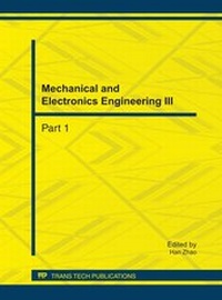 Enlarge image Cover: Mechanical and Electronics Engineering III - Trans Tech Publications Ltd