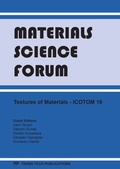 Cover: Textures of Materials - ICOTOM 16 - Trans Tech Publications Ltd