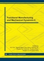 Cover: Functional Manufacturing and Mechanical Dynamics II - Trans Tech Publications Ltd