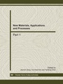 Cover: New Materials, Applications and Processes - Trans Tech Publications Ltd