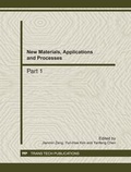 Cover: New Materials, Applications and Processes - Trans Tech Publications Ltd