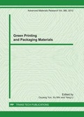 Cover: Green Printing and Packaging Materials - Trans Tech Publications Ltd