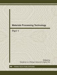 Enlarge image Cover: Materials Processing Technology, ICAMMP2011 - Trans Tech Publications Ltd
