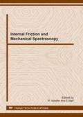 Cover: Internal Friction and Mechanical Spectroscopy - Trans Tech Publications Ltd