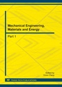 Cover: Mechanical Engineering, Materials and Energy - Trans Tech Publications Ltd
