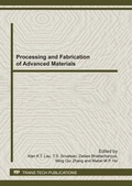 Cover: Processing and Fabrication of Advanced Materials - Trans Tech Publications Ltd