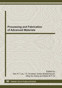 Enlarge image Cover: Processing and Fabrication of Advanced Materials - Trans Tech Publications Ltd