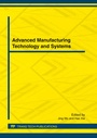 Cover: Advanced Manufacturing Technology and Systems - Trans Tech Publications Ltd