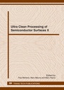 Cover: Ultra Clean Processing of Semiconductor Surfaces X - Trans Tech Publications Ltd