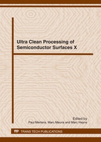 Enlarge image Cover: Ultra Clean Processing of Semiconductor Surfaces X - Trans Tech Publications Ltd