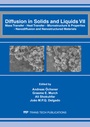 Cover: Diffusion in Solids and Liquids VII - Trans Tech Publications Ltd