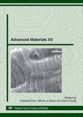 Cover: Advanced Materials XII - Trans Tech Publications Ltd