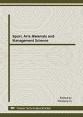 Cover: Sport, Arts Materials and Management Science - Trans Tech Publications Ltd