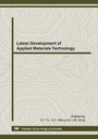 Cover: Latest Development of Applied Materials Technology - Trans Tech Publications Ltd