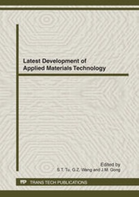 Enlarge image Cover: Latest Development of Applied Materials Technology - Trans Tech Publications Ltd