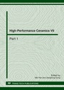 Cover: High-Performance Ceramics VII - Trans Tech Publications Ltd
