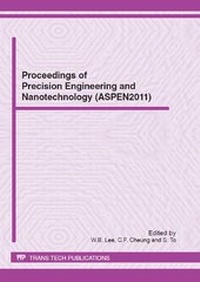 Enlarge image Cover: Proceedings of Precision Engineering and Nanotechnology - Trans Tech Publications Ltd