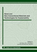 Cover: Novel and Non-Conventional Materials and Technologies for Sustainability - Trans Tech Publications Ltd