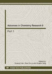 Enlarge image Cover: Advances in Chemistry Research II - Trans Tech Publications Ltd