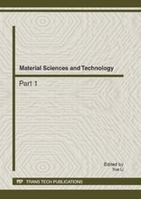 Enlarge image Cover: Material Sciences and Technology - Trans Tech Publications Ltd