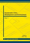 Cover: Sustainable Cities Development and Environment - Trans Tech Publications Ltd