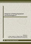 Cover: Advances in Rolling Equipment and Technologies II - Trans Tech Publications Ltd