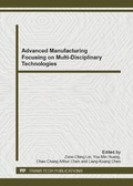 Cover: Advanced Manufacturing Focusing on Multi-Disciplinary Technologies - Trans Tech Publications Ltd