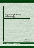 Cover: Engineering Materials and Tribology XXI - Trans Tech Publications Ltd