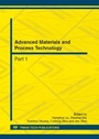 Cover: Advanced Materials and Process Technology - Trans Tech Publications Ltd