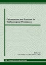Cover: Deformation and Fracture in Technological Processes - Trans Tech Publications Ltd