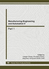 Enlarge image Cover: Manufacturing Engineering and Automation II - Trans Tech Publications Ltd