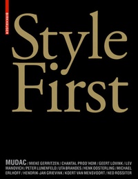 Enlarge image Cover: Style First - Birkhäuser