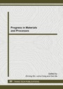 Cover: Progress in Materials and Processes - Trans Tech Publications Ltd