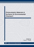 Cover: Photocatalytic Materials & Surfaces for Environmental Cleanup-II - Trans Tech Publications Ltd