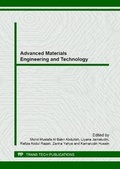 Cover: Advanced Materials Engineering and Technology - Trans Tech Publications Ltd