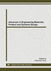 Enlarge image Cover: Advances in Engineering Materials, Product and Systems Design - Trans Tech Publications Ltd