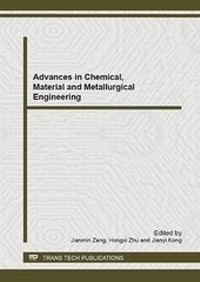 Enlarge image Cover: Advances in Chemical, Material and Metallurgical Engineering - Trans Tech Publications Ltd