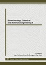 Cover: Biotechnology, Chemical and Materials Engineering II - Trans Tech Publications Ltd