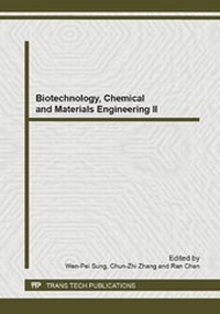 Enlarge image Cover: Biotechnology, Chemical and Materials Engineering II - Trans Tech Publications Ltd