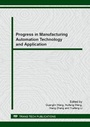 Cover: Progress in Manufacturing Automation Technology and Application - Trans Tech Publications Ltd