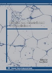 Enlarge image Cover: Diffusion and Defects in ZnO - Trans Tech Publications Ltd