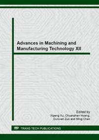 Enlarge image Cover: Advances in Machining and Manufacturing Technology XII - Trans Tech Publications Ltd