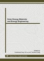 Cover: Solar Energy Materials and Energy Engineering - Trans Tech Publications Ltd