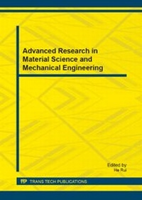 Enlarge image Cover: Advanced Research in Material Science and Mechanical Engineering - Trans Tech Publications Ltd