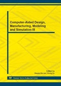 Cover: Computer-Aided Design, Manufacturing, Modeling and Simulation III - Trans Tech Publications Ltd